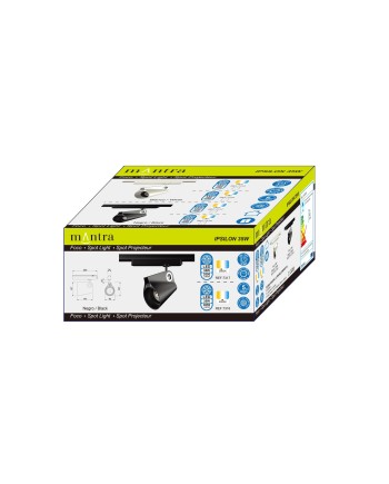 IPSILON * FOCO CARRIL 35W 3000K NEGRO